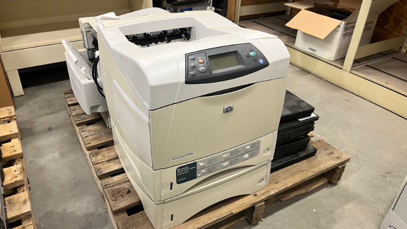 10 Laptops and 2 Printers