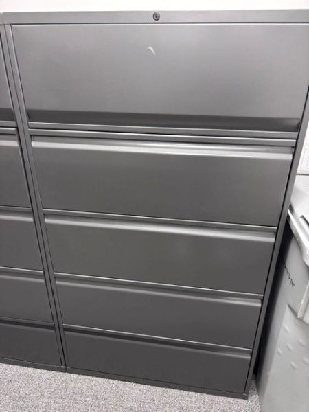5 drawer lateral file cabinet