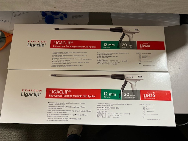LigaClip Endoscopic Rotating Multiple Clip Applier 12MM
