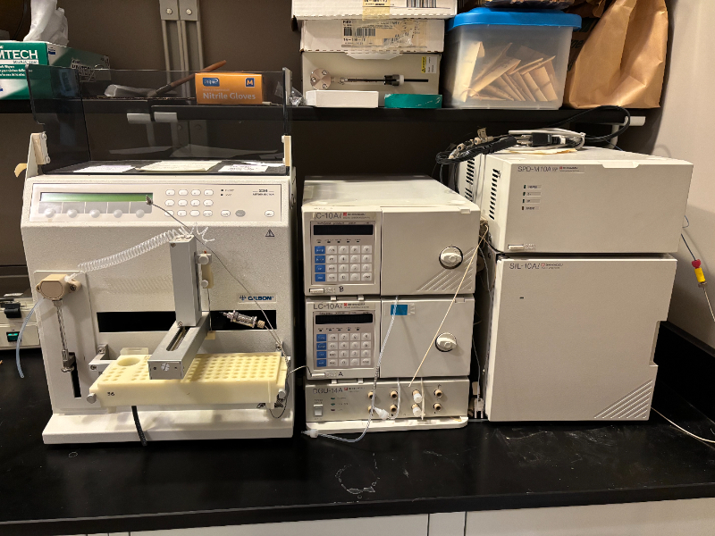 Shimadzu High-performance liquid chromatography HPLC