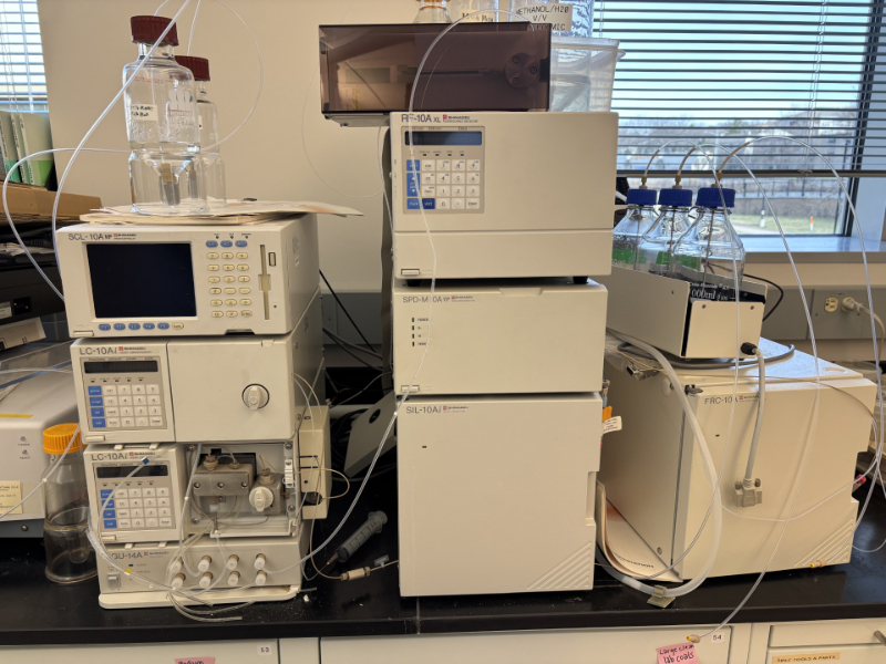Shimadzu High-performance liquid chromatography HPLC