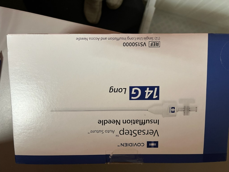 Versastep Insufflation Needle 14G Long