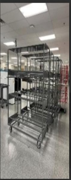 (2) Uline Tub Carts