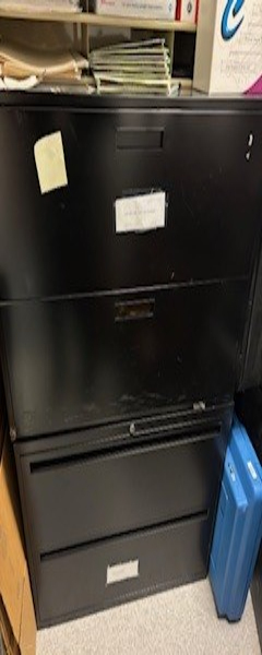 Black Filing Cabinet