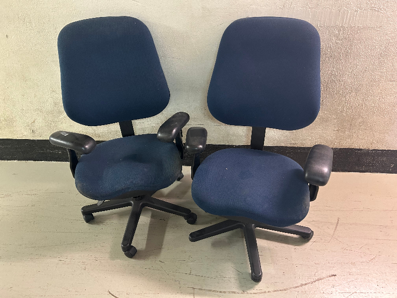 Blue Task Chairs