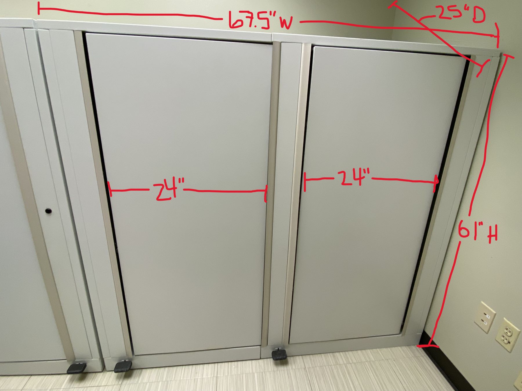 Rotary File Cabinets, Qty 2