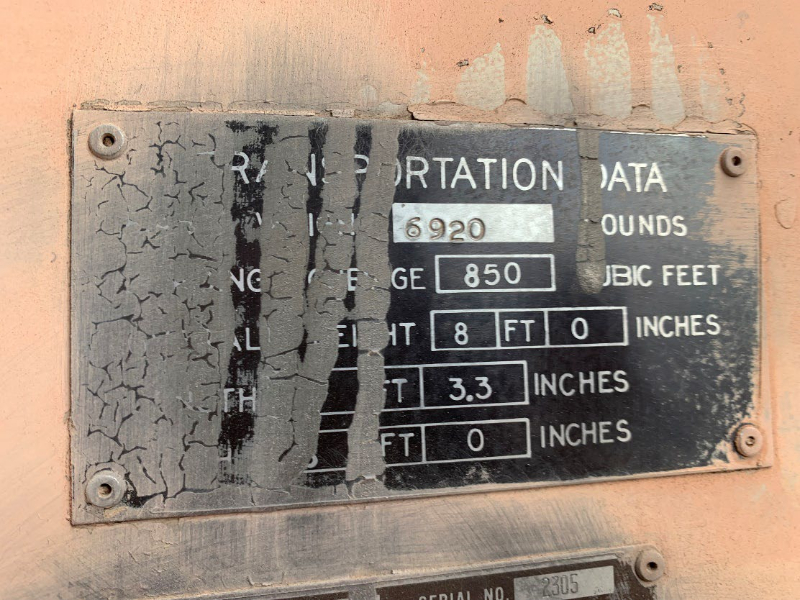 Goodyear Aerospace DT-1 TOILET Expandable Shelter/Container System