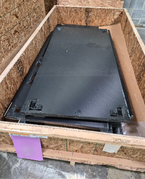 Honey comb panel core
