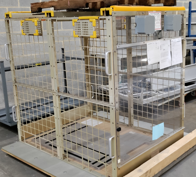 Shipping and storage crate support