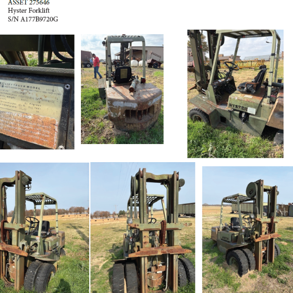 1986 Hyster Forklift